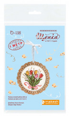 Набор для вышивания на деревянной основе «Букет тюльпанов» - Фото 5