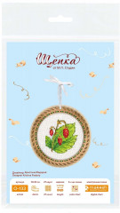 Набор для вышивания на деревянной основе «Дачные ягоды. Земляника» - Фото 5