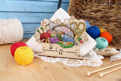 Набор для вышивания на деревянной основе «Рукодельный уголок» - Фото 1