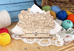 Набор для вышивания на деревянной основе «Рукодельный уголок» - Фото 2
