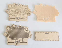 Набор для вышивания на деревянной основе «Рукодельный уголок» - Фото 4