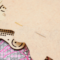 Набор для вышивания на деревянной основе «Рукодельный уголок» - Фото 7