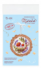 Набор для вышивания на деревянной основе «Грибной домик» - Фото 5