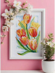 Набор для вышивания «Сияние весны. Тюльпаны» - Фото 4