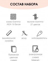 Набор для вышивания «Пернатые аристократы» - Фото 1