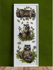 Набор для вышивания «Три енота» - Фото 4