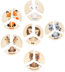 Пазл деревянный «Животные леса» - Фото 13