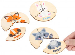 Пазл деревянный «Животные леса» - Фото 14