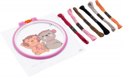 Набор для вышивания «Котики - меломаны» - Фото 1