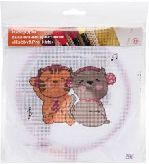 Набор для вышивания «Котики - меломаны» - Фото 3