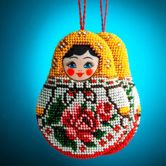 Набор для вышивания бисером «Матрешка Семеновская» - Фото 1