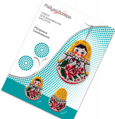 Набор для вышивания бисером «Матрешка Семеновская» - Фото 4