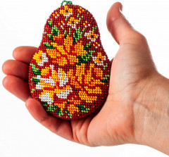 Набор для вышивания бисером «Матрешка Жостовская» - Фото 3