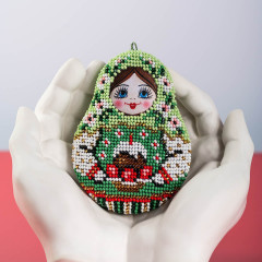 Набор для вышивания бисером «Матрешка Сергиево-Посадская» - Фото 4