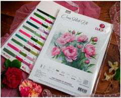 Набор для вышивания «Очарование пионов» - Фото 1