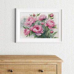 Набор для вышивания «Очарование пионов» - Фото 6