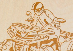 Доски для выжигания «Квадроцикл и Мотоцикл» - Фото 14