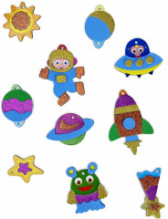 Набор для творчества «Аппликация-подвеска. Космос» - Фото 3