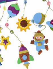 Набор для творчества «Аппликация-подвеска. Космос» - Фото 5