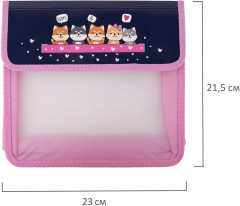 Папка для тетрадей на липучке для девочек «Dream Team» - Фото 8