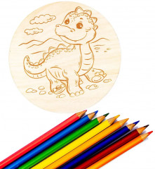 Доска для выжигания «Динозаврик» - Фото 4