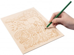 Доска для выжигания и росписи «На ферме» - Фото 17