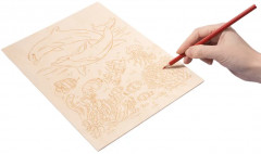 Доска для выжигания и росписи «Дельфины» - Фото 12