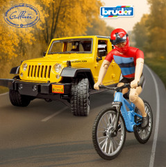 Внедорожник c велосипедистом и фигуркой «Wrangler Rubicon Unlimited» - Фото 6