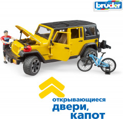 Внедорожник c велосипедистом и фигуркой «Wrangler Rubicon Unlimited» - Фото 8