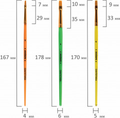 Набор кистей для рисования - Фото 8