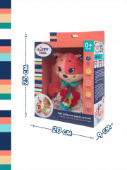 Игрушка-комфортер с прорезывателем «Лисичка Люси» - Фото 4