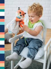 Игрушка-комфортер с прорезывателем «Лисичка Люси» - Фото 5