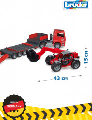 Набор игровой «Тягач с погрузчиком» - Фото 10