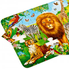 Макси-пазл мягкий «Зоопарк» - Фото 2