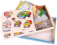 Игра развивающая с липучками «Машинки» - Фото 1