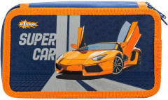 Пенал трехсекционный «Super car» - Фото 1