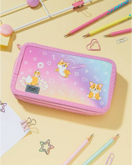 Пенал двухсекционный «Corgi time» - Фото 3