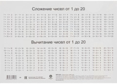 Набор обучающих мини-плакатов «Математика» - Фото 2