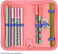 Пенал школьный «Блондинка с собачкой» - Фото 4