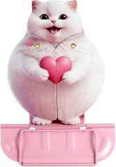 Подставка для книг раздвижная «Котенок с сердечком» - Фото 3