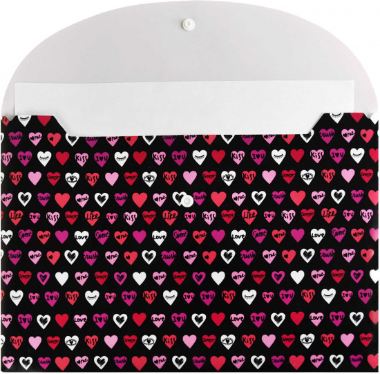 Папка для тетрадей «Сердечки»