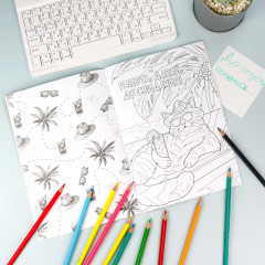 Книжка-раскраска «Коты в отпуске» - Фото 3