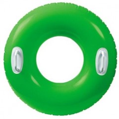 Надувной круг для плавания яркий с ручками (76 см), в ассортименте - Фото 1