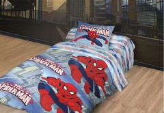 Детский комплект постельного белья "Spider Man" (1,5-спальный, ранфорс, 1 наволочка 50х70) - Фото 1
