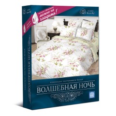 Комплект постельного белья «Фиалка Монмартра» (евро, ранфорс, 2 наволочки 70х70) - Фото 1