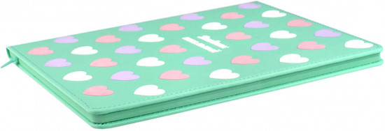 Дневник школьный «Сердечки на мятном»