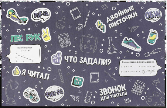 Дневник школьный «Манга принт»