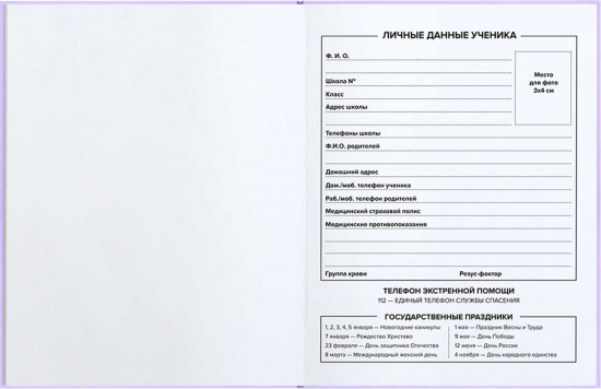 Дневник школьный «Цитата дня»