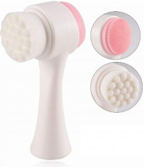 Щётка для умывания лица двухсторонняя - Фото 1