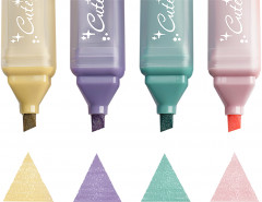 Набор текстовыделителей c глиттером «Shiny» - Фото 5